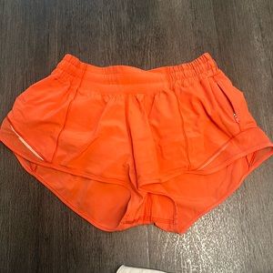 Lululemon size 4 pink/orange shorts